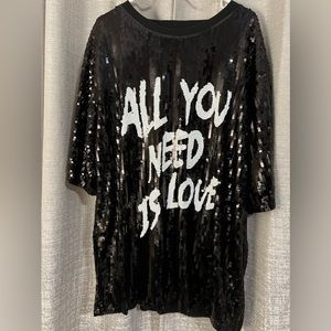 All You Need Is Love Sequin Dress